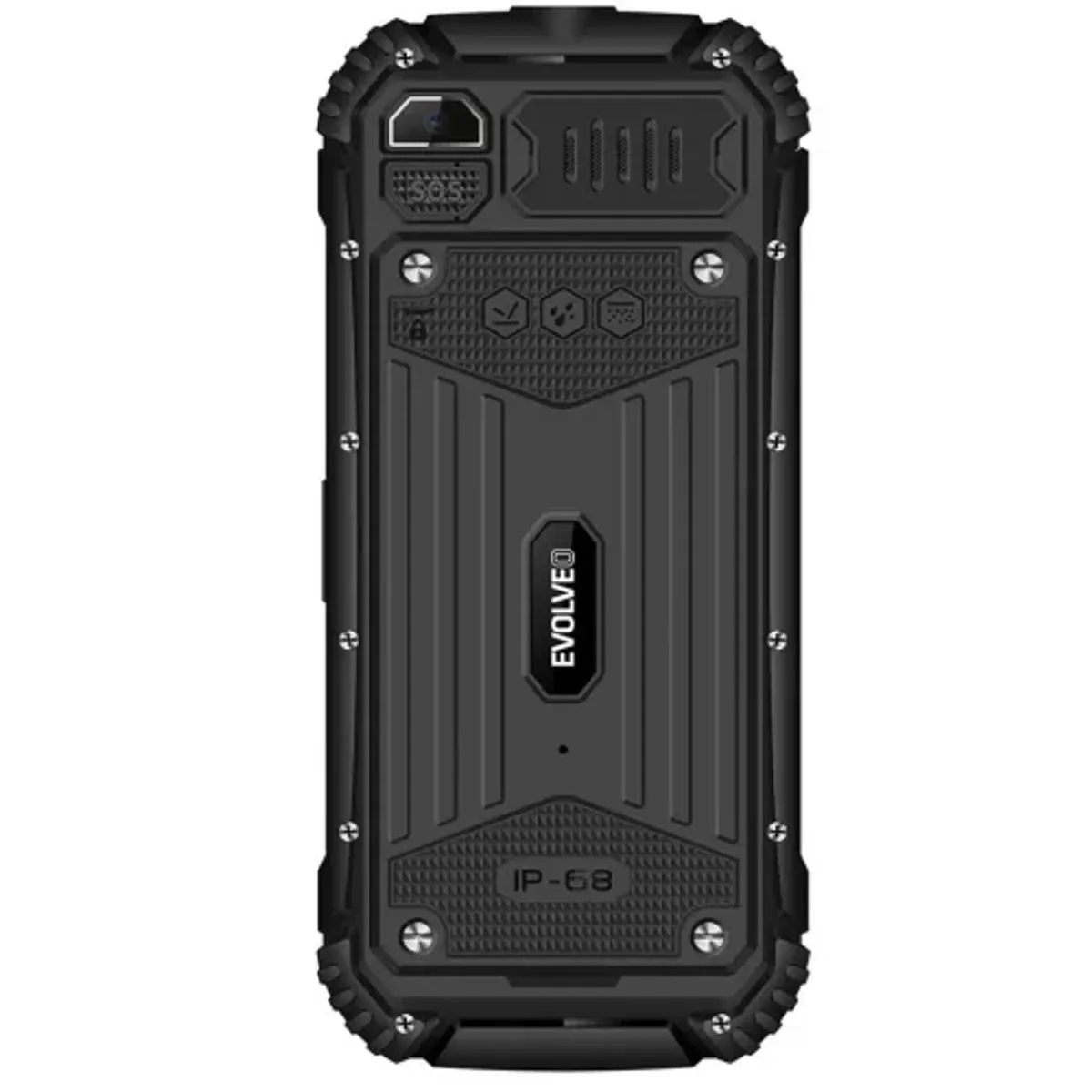 Evolveo SGM SGP-Q1-BK StrongPhone Q1 IP68 Dual SIM 2.4 kijelző SOS gomb LED zseblámpa USB-C 3.5mm jack microSD #1